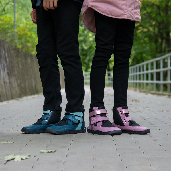 FARE MID-WIDE FROSTKY dětské zimní nepromokavé boty růžové