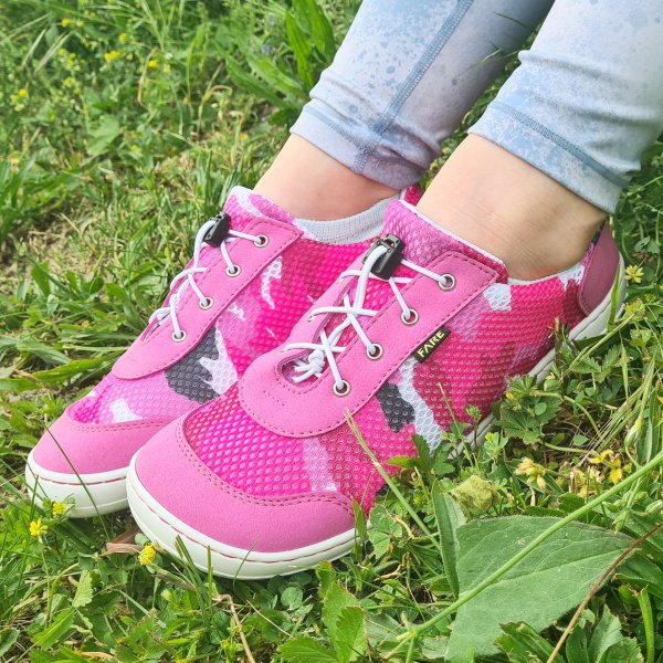 FARE MID-WIDE CITYBELLKY kid's textile shoes pink