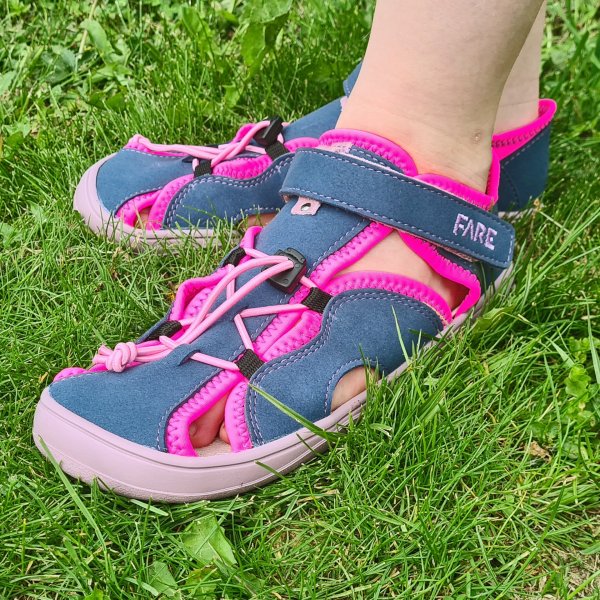 FARE MID-WIDE NEO kid's summer shoes pink