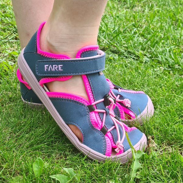 FARE MID-WIDE NEO kid's summer shoes pink