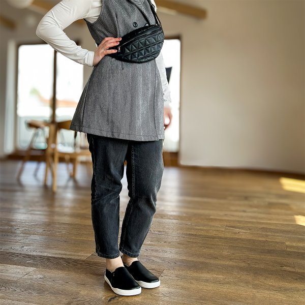 FARE MID-WIDE SLIP-ON Sneakers schwarz