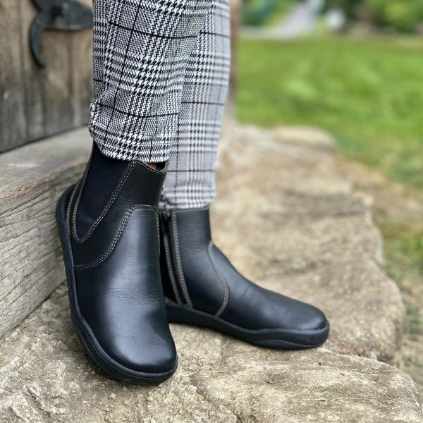 FARE MID-WIDE CHELSEA celoroční boty černé