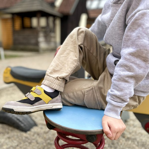 FARE KLASIK WECO Kinder-Allwetterstiefel, grau-schwarz