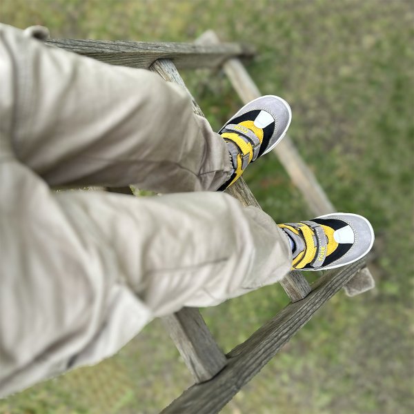 FARE KLASIK WECO Kinder-Allwetterstiefel, grau-schwarz