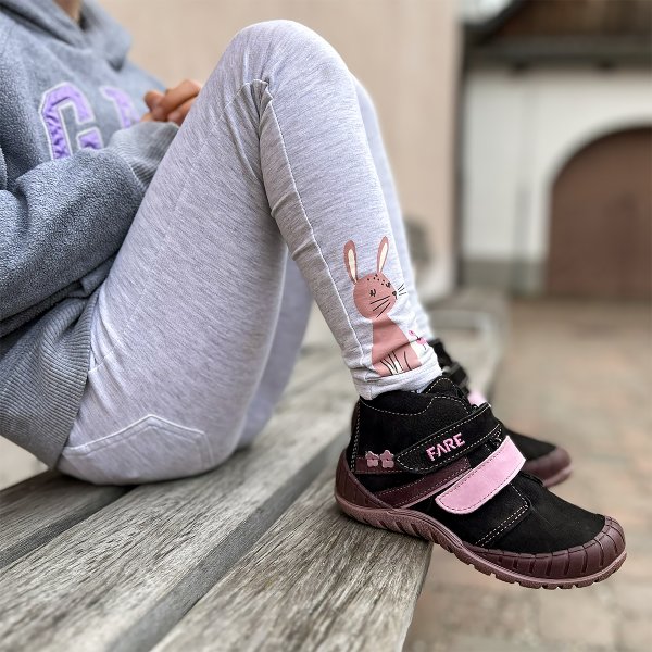 FARE KLASIK STABI – Kinder-Halbschuhe für das ganze Jahr, schwarz