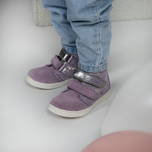 FARE KLASIK dětské celoroční kotníkové boty růžové