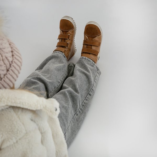 TYROLKY kid's winter waterproof shoes brown