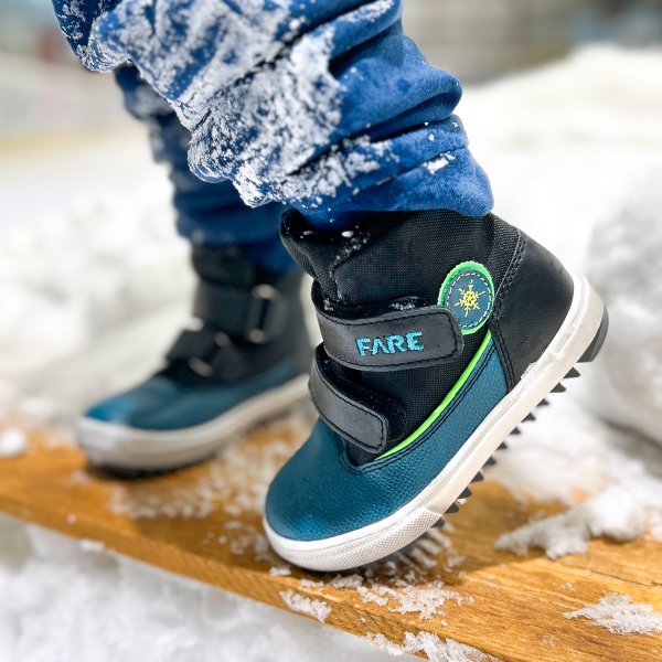 FARE KLASIK BERITKY kid's winter waterproof shoes petrol
