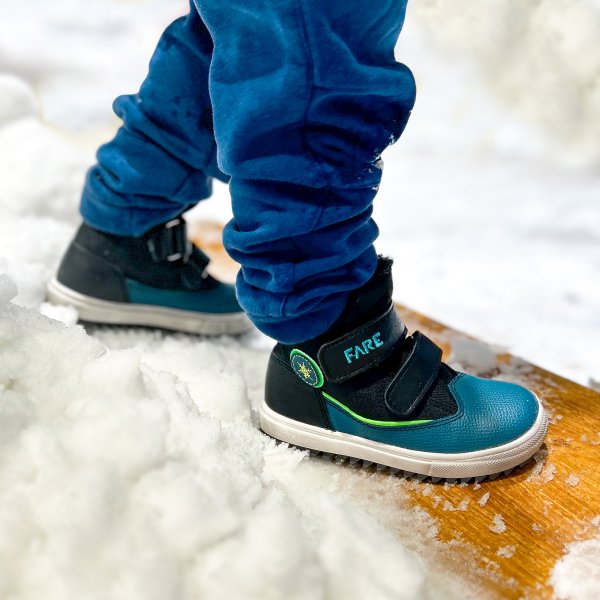 FARE KLASIK BERITKY kid's winter waterproof shoes petrol