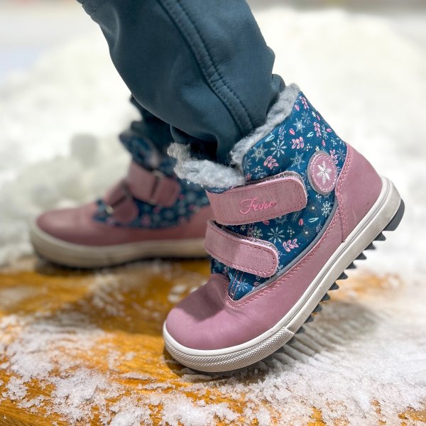 FAKE KLASIK BERITKY kid's winter waterproof shoes pink