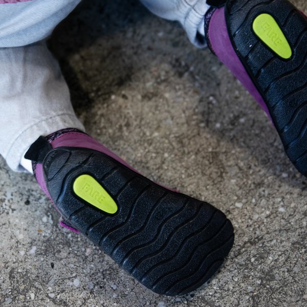 FARE BARE VISBY dětské celoroční boty vínové