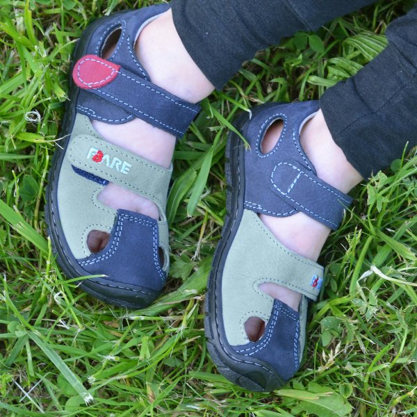FARE BARE TRIPOLIS dětské sandály tmavě modré