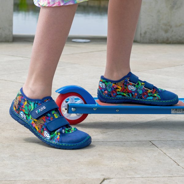 FARE BARE RIMINI kid's textile shoes