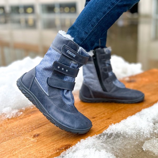 FARE BARE NOELKY winter waterproof shoes blue