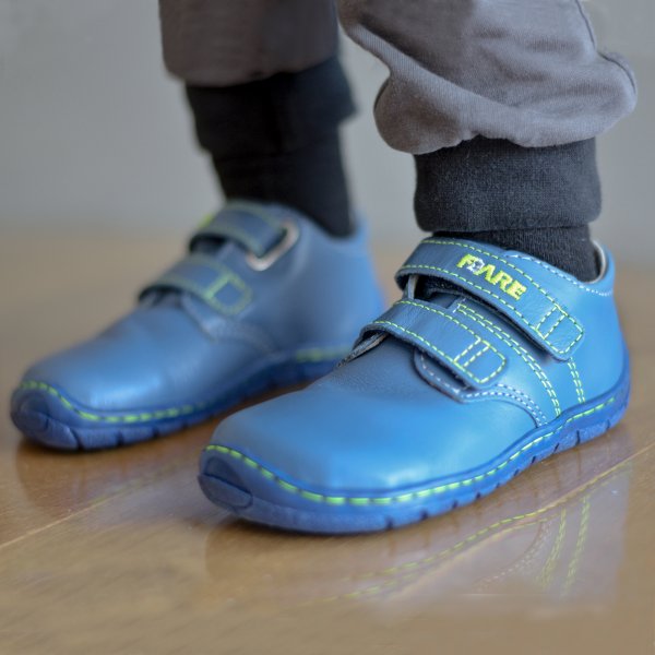 FARE BARE FLUTTER kid's all-year shoes blue