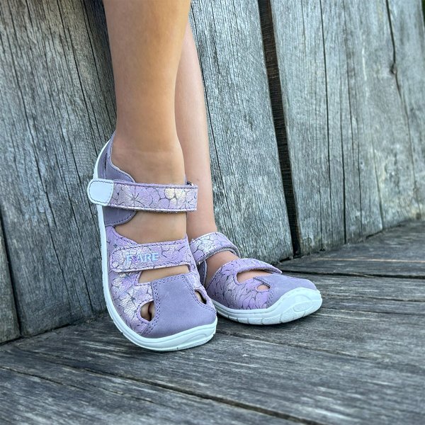 FARE BARE TRIPOLIS dětské sandály fialové