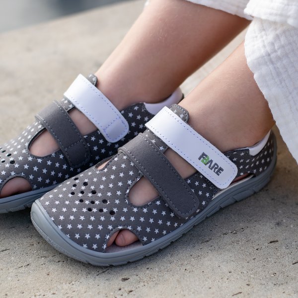 FARE BARE ECONOMIC kid’s summer shoes grey