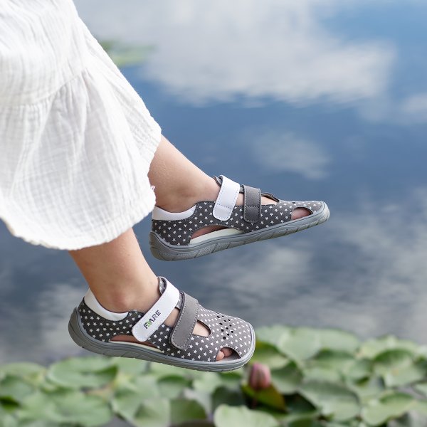 FARE BARE ECONOMIC kid’s summer shoes grey