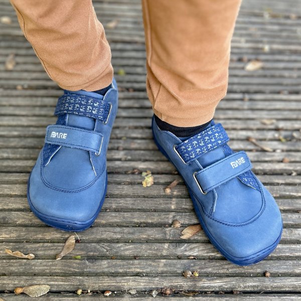 FARE BARE HAPPYFOOT kid's all-year shoes blue