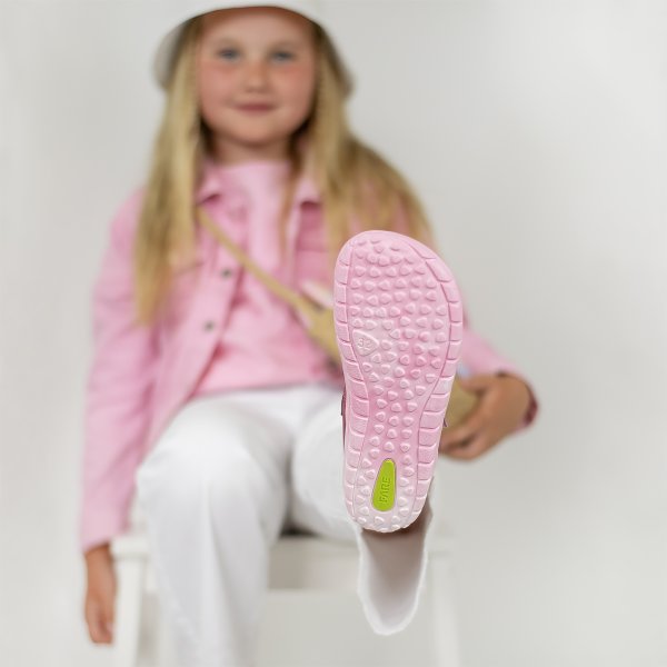 FARE BARE BERGENKY  kid's all-year waterproof shoes pink