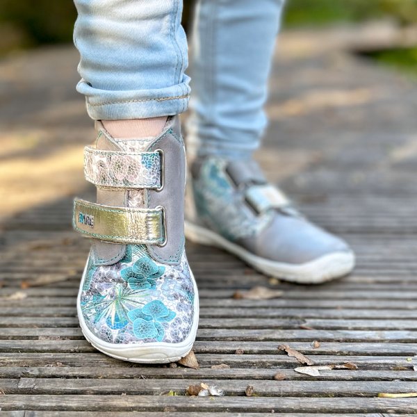 FARE BARE HAPPYFOOT kid's all-year grey flower