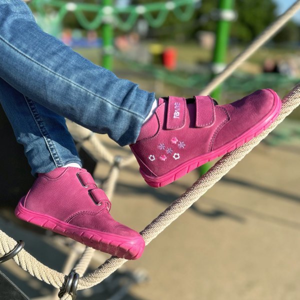 FARE BARE HOLEBY dětské celoroční boty bordó