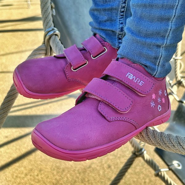 FARE BARE HOLEBY dětské celoroční boty bordó