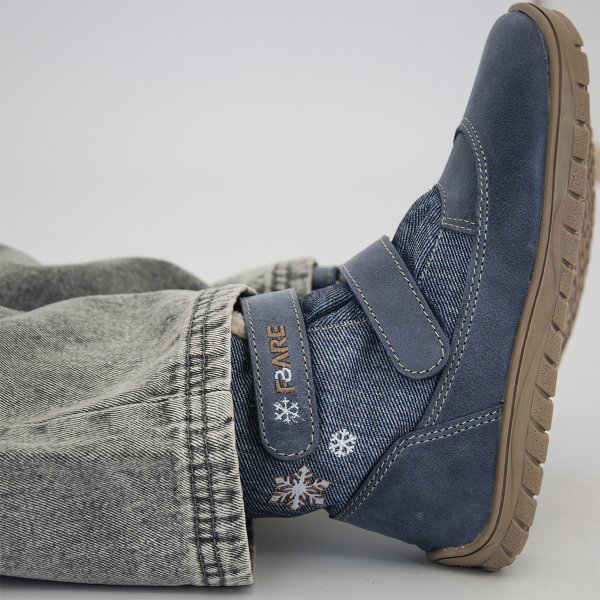FARE BARE FINKY kid’s winter waterproof shoes blue
