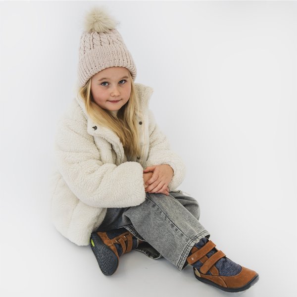 FARE BARE kid's winter waterproof shoes brown