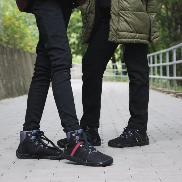 FARE BARE FJORDKY celoroční nepromokavé kotníkové boty černé