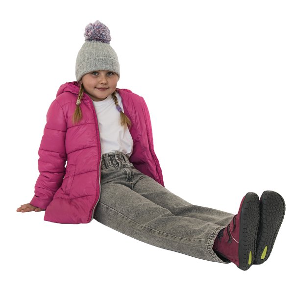 FARE BARE FJORDKY winter waterproof shoes burgundy