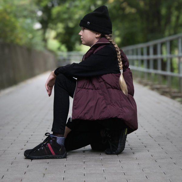 FARE BARE FJORDKY celoroční nepromokavé kotníkové boty černé