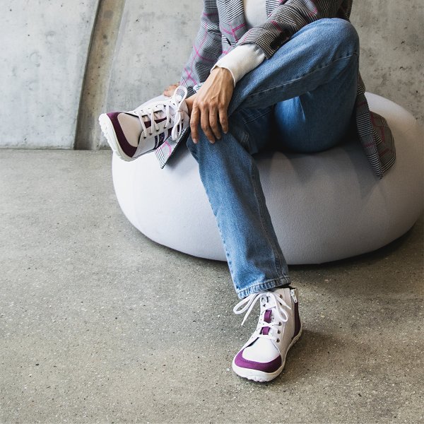 FARE BARE SPRINGFIELD all-year shoes white-burgundy