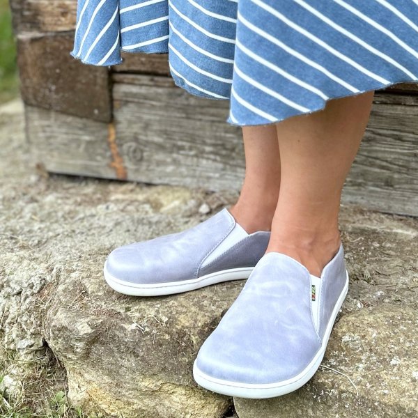 FARE BARE SLIP-ON shoes dusty blue