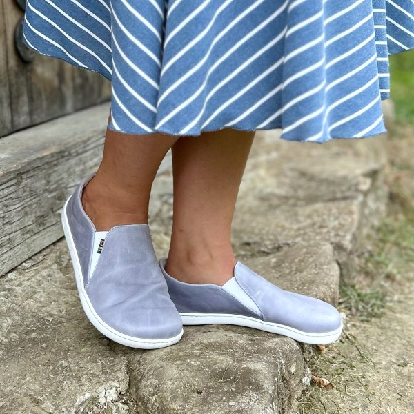 FARE BARE SLIP-ON shoes dusty blue