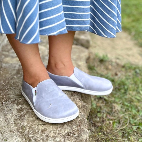 FARE BARE SLIP-ON shoes dusty blue