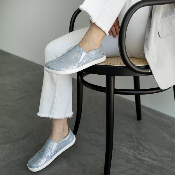 FARE BARE SLIP-ON tenisky modré