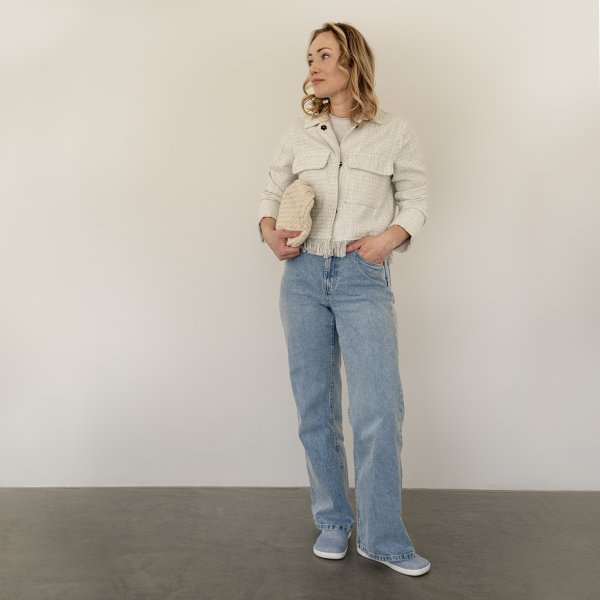 FARE BARE SLIP-ON tenisky modré