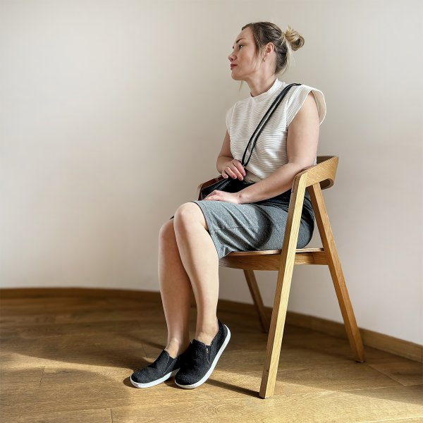 FARE BARE SLIP-ON shoes black