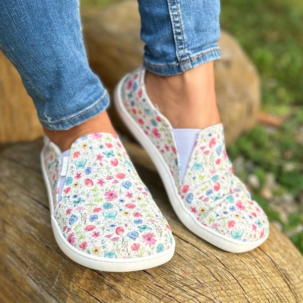FARE BARE SLIP-ON shoes flower