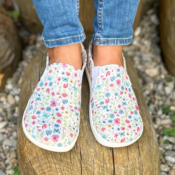 FARE BARE SLIP-ON shoes flower