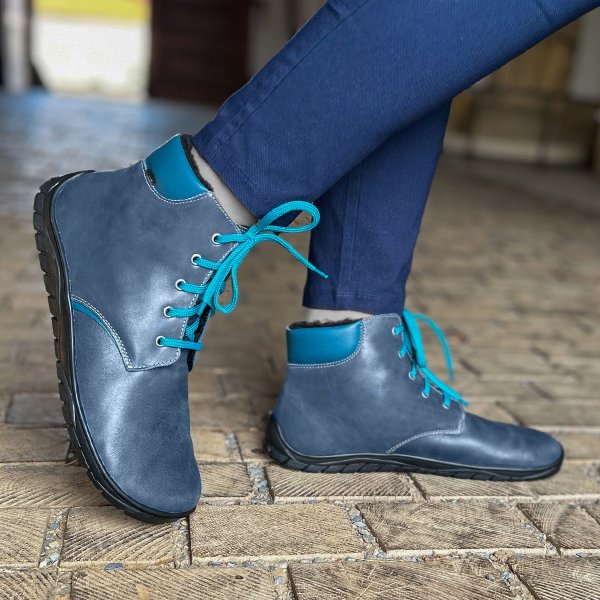 FARE BARE NIVELLA zimní kotníkové boty modré