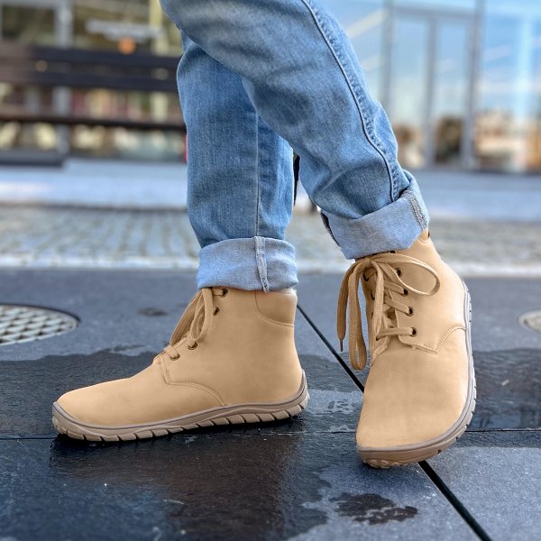 FARE BARE NIVELLA zimní kotníkové boty béžové