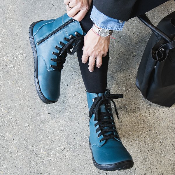 FARE BARE FREYA zimní boty petrolejové