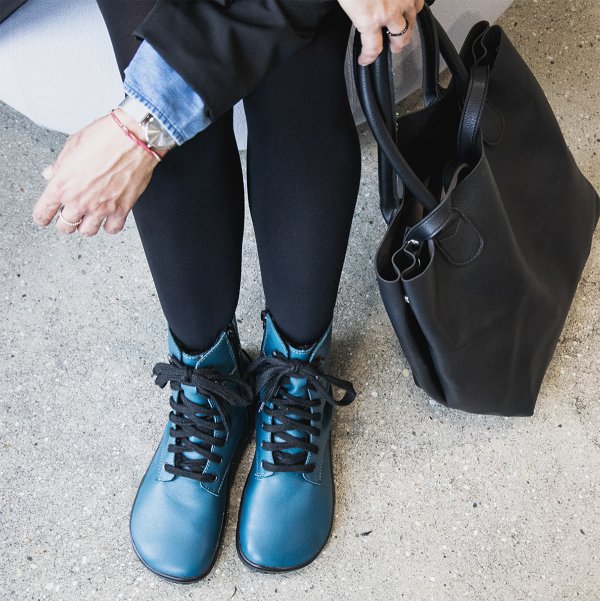 FARE BARE FREYA zimní boty petrolejové