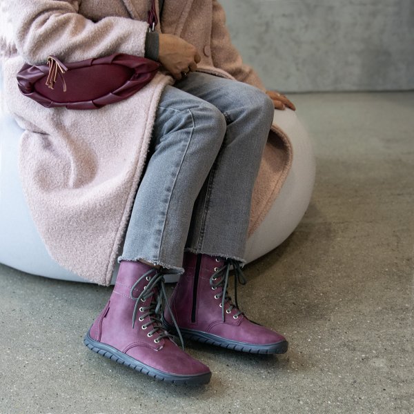 FARE BARE FREYA winter shoes burgundy