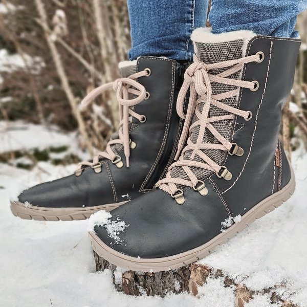 FARE BARE NORRY winter waterproof shoes dark chocolate