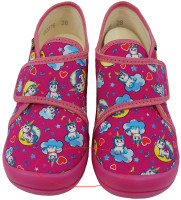 Dětské papuče na suchý zip 