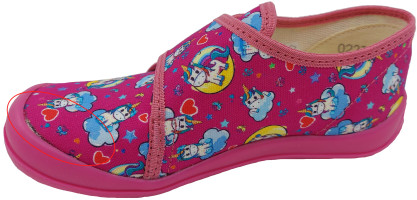 Dětské papuče na suchý zip 