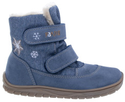 FARE BARE FINKY dětské zimní nepromokavé boty modré